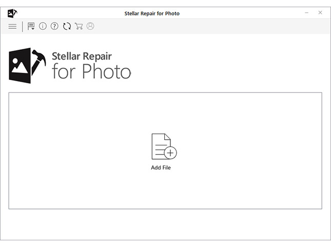 Stellar Photo Repair Mail Interface