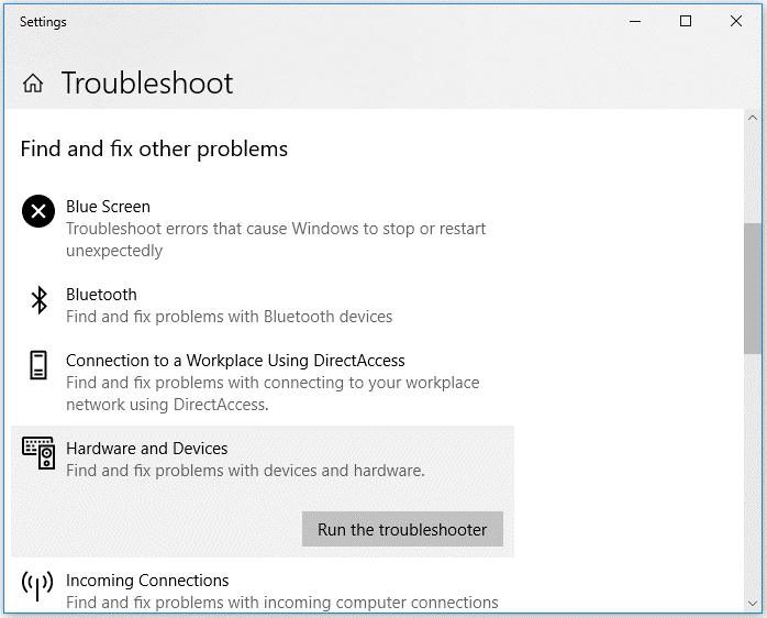 Troubleshoot