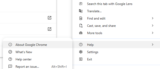 Update chrome browser 