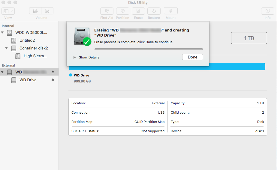 How to reformat wd passport