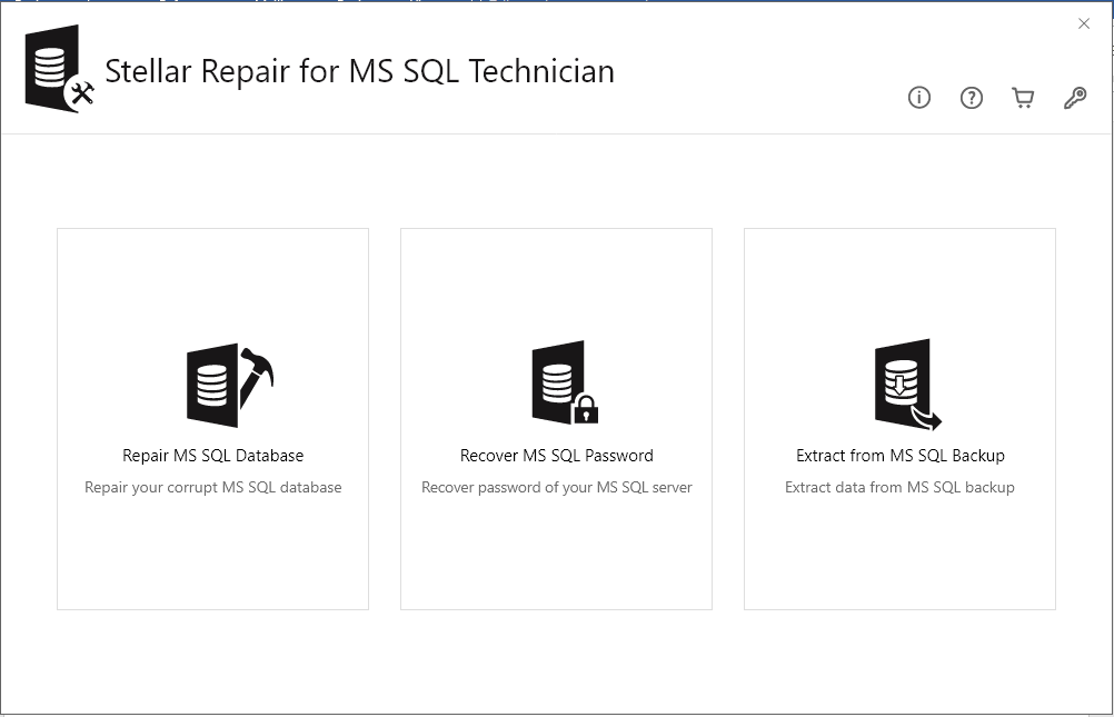 select&nbsp;Extract from MS SQL Backup