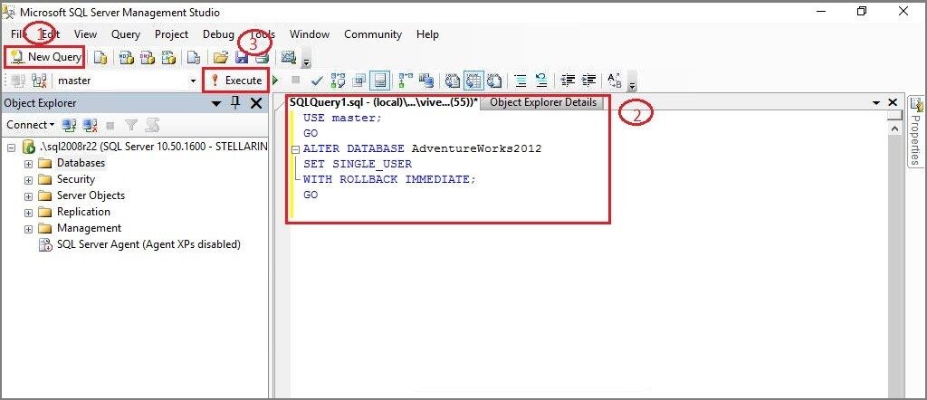 SSMS Query Editor