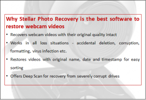 webcam recovery