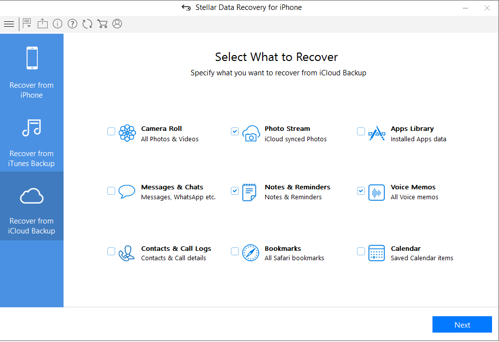 Stellar Data Recovery for iPhone