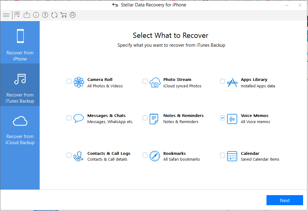 Stellar Data Recovery for iPhone