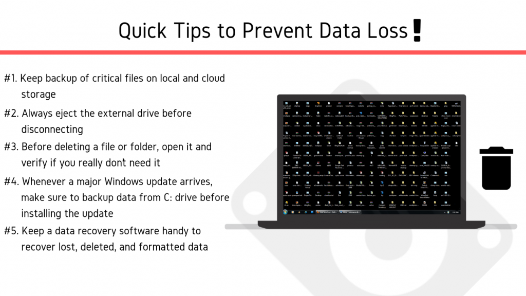 prevent data loss