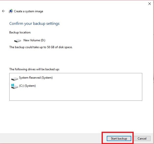 Create System Image on Existing PC