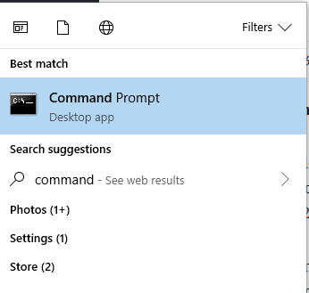 Type 'Command Box' in search, then hold CTRL-Shift and press Enter.