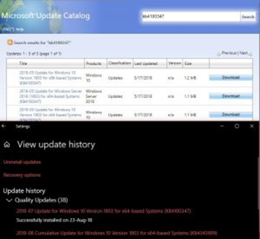 Install Updates Manually From Windows Update Catalog