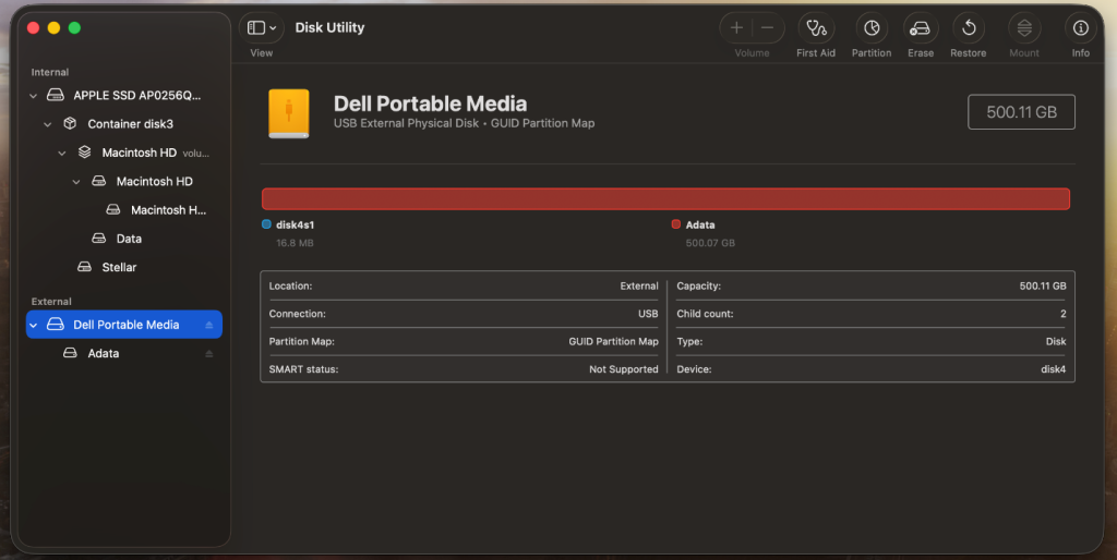 Click View > Show All Devices