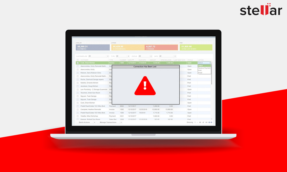 Fix quickbooks error connection has been lost 