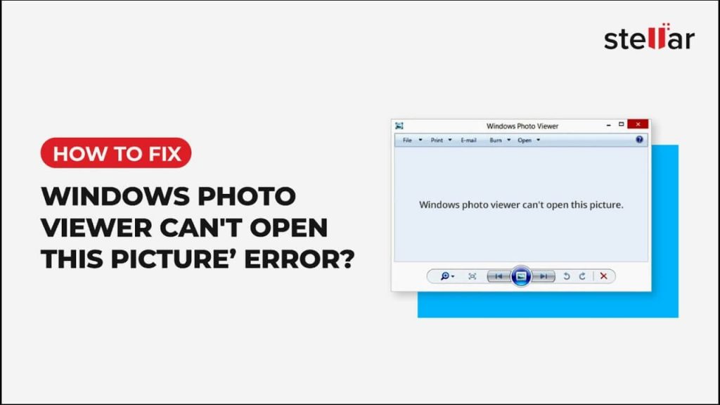 How to fix Windows-Photo-Viewer-cant-open-this-Picture-error