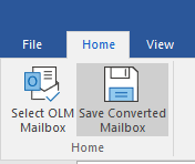 click on Save Converted Mailbox