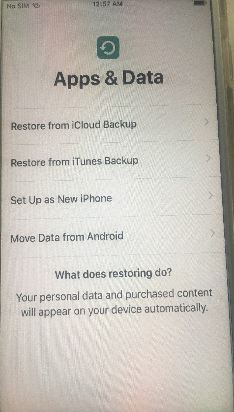  Restore App & Data from iCloud Backup