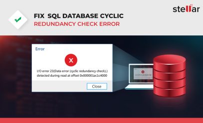 Fix SQL Database Cyclic Redundancy Check (CRC) Error