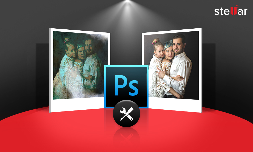 fix damaged photos in photoshop