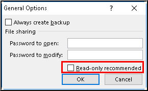 excel read only office 2007