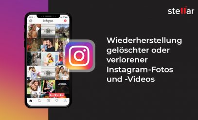 Wiederherstellung gelöschter oder verlorener Instagram-Fotos und -Videos