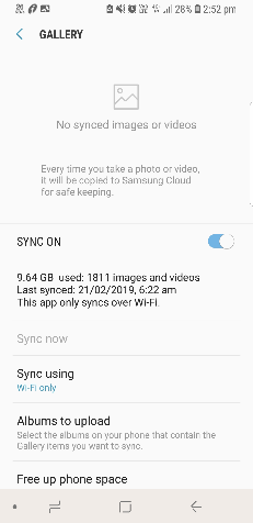 securing photos on Samsung phones