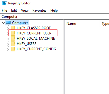 Open Registry Editor Window