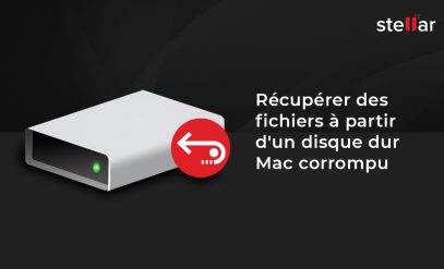 Récupérer des fichiers à partir d’un disque dur Mac corrompu