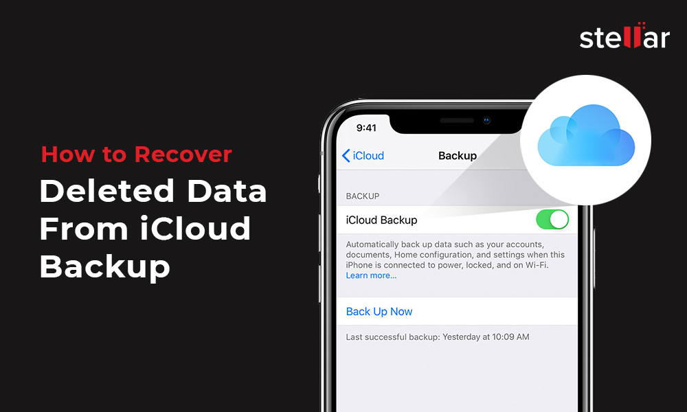 How do I restore deleted backups from iCloud?