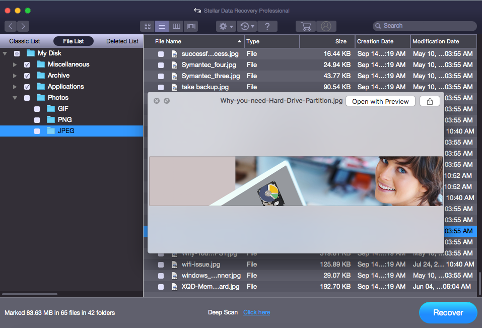 Repair Mac APFS or HFS External Hard Drive and Recover Data