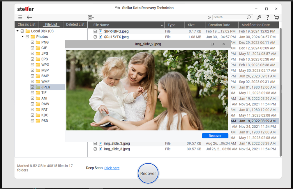 Select any file to preview 