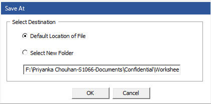 Default  location file 