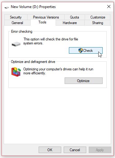 Error Checking Tool