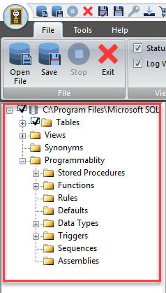 SQL Server objects