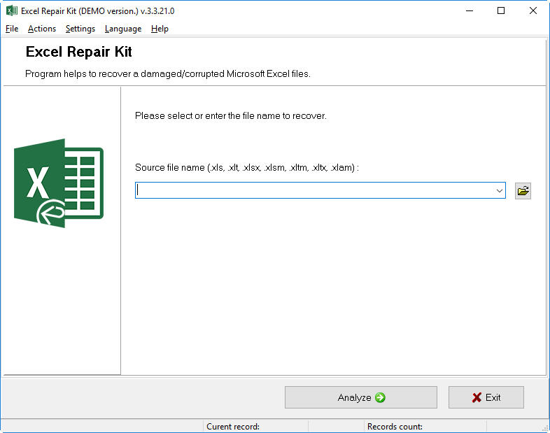 Excel Repair Kit Software