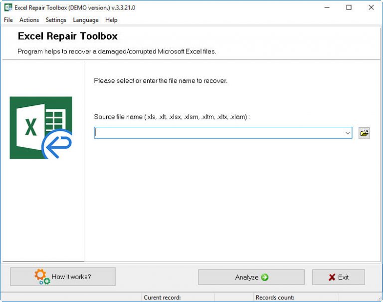 Magic Excel Recovery 4.6 instal the last version for windows