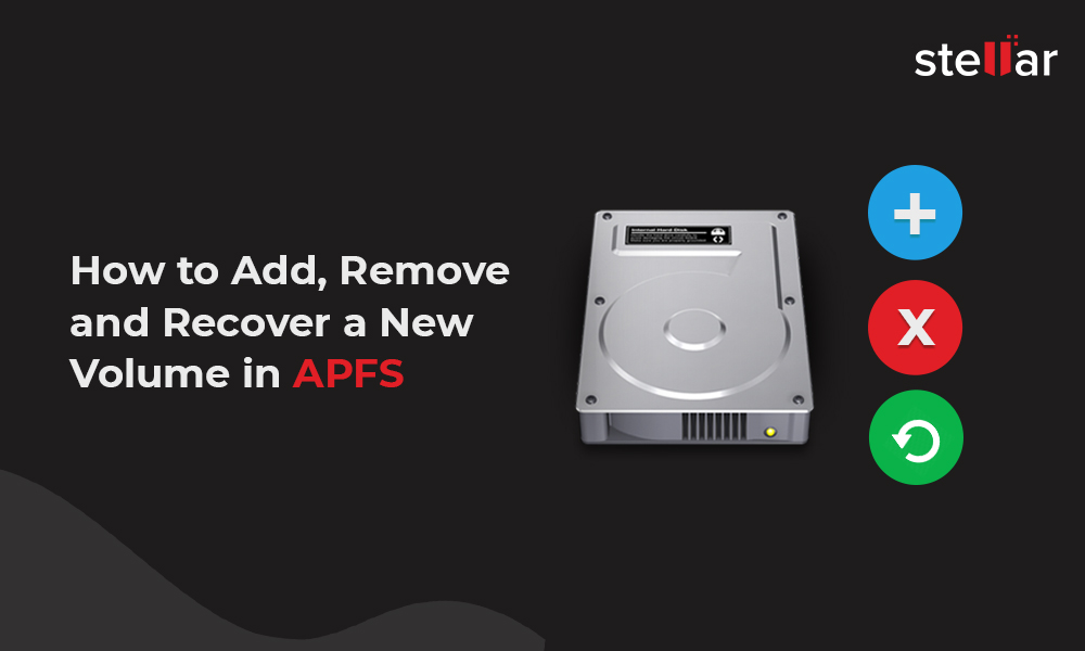 كيفية إضافة وإزالة واستعادة وحدة التخزين في حاوية APFS 3