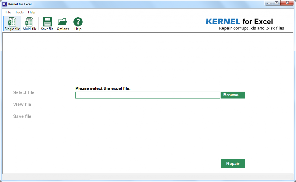 Image of Stellar Repair for Excel best alternative of recovery tool by kernel