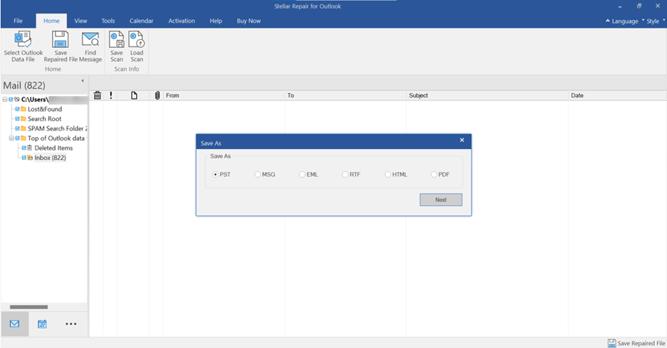 Select Format Window