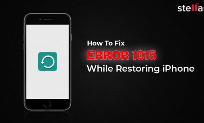 How to fix error 1015 while restoring iPhone