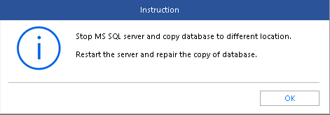 Stellar Toolkit for MS SQL - Instruction
