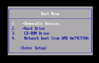 Boot-Menü