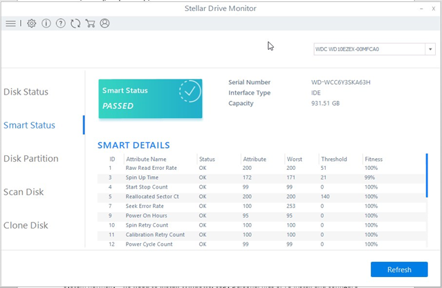 Stellar Drive Monitor