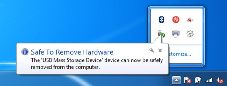 Safe to Remove Hardware