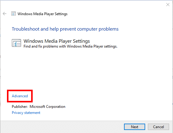 Windows Media Player Encountered A Problem While Playing The File