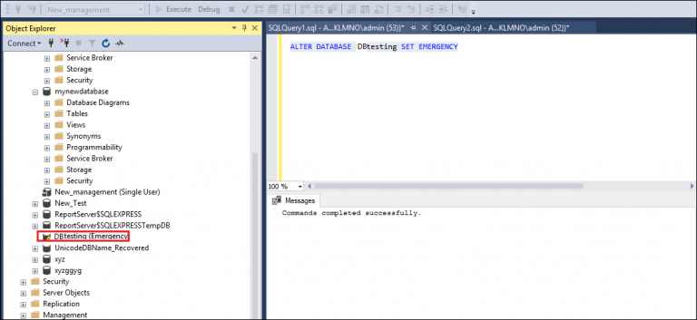 How to Repair SQL Database using DBCC CHECKDB Command?