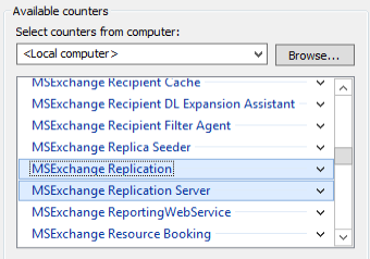 MSExchange Replication and MSExchange Replication Server