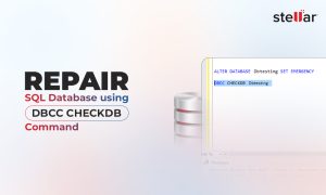 Repair MS SQL Database using DBCC CHECKDB Command