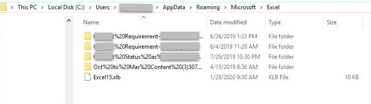 Image of Moving Excel File to a Different Location