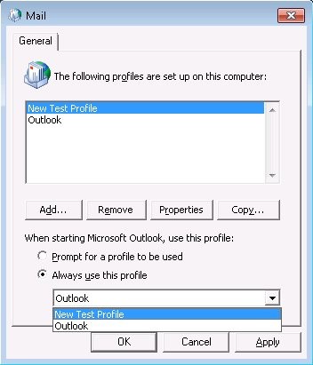 kernelbase.dll error, create new profile