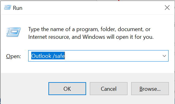 outlook not loading profile