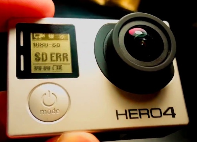 SD ERR на GoPro HERO 4