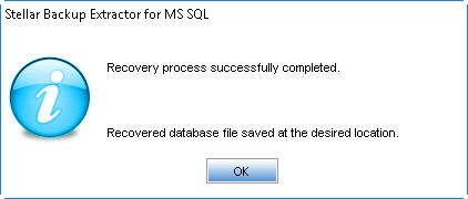 Saving complete of SQL backup file